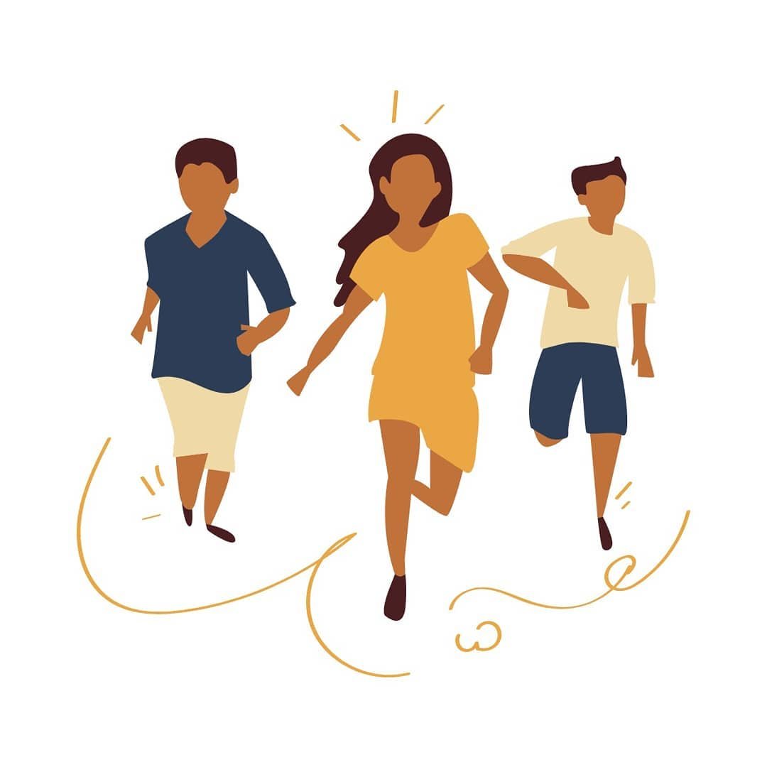 Illustration : trois adolescents